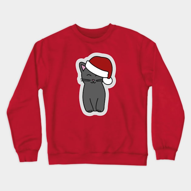 Christmas Kitten 🐾 Crewneck Sweatshirt by Pop Cult Store